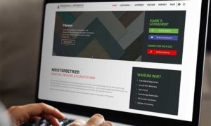 Homepage Design Klempner Design agentur bochum