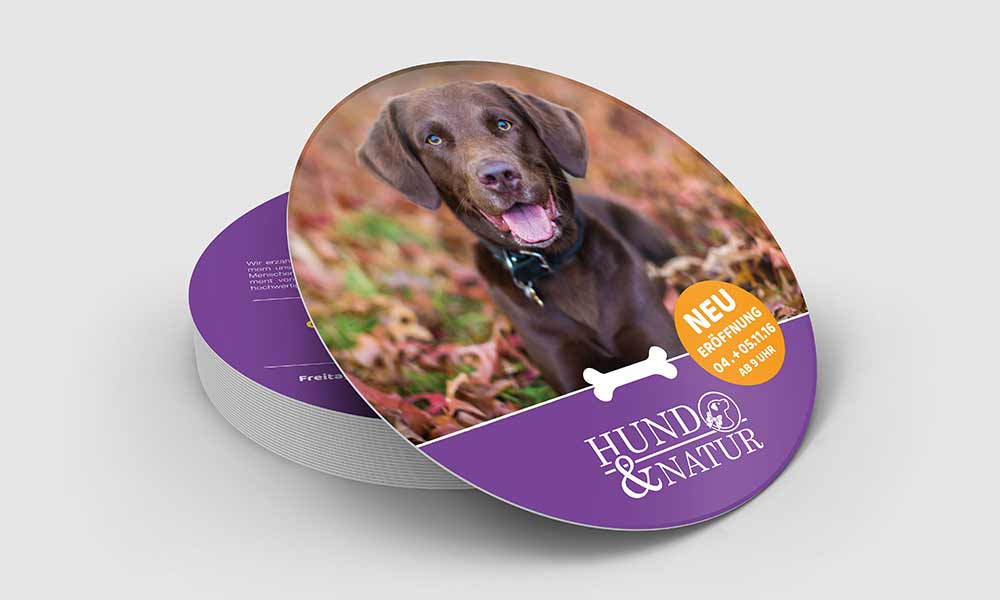 hunde runder flyer-design-werbeagentur-bochum-gladbeck