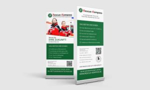 rettungsdienstschule rollup werbung-design-agentur-bochum