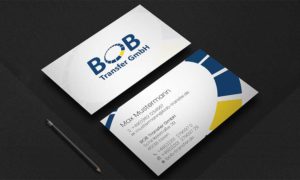 Visitenkarten Design Transfergesellschaft von Design Agentur Bochum