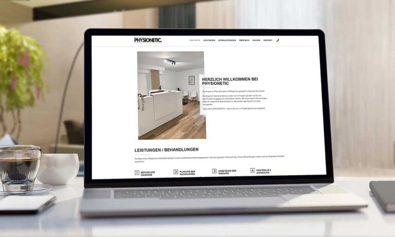 Homepage Design Physio