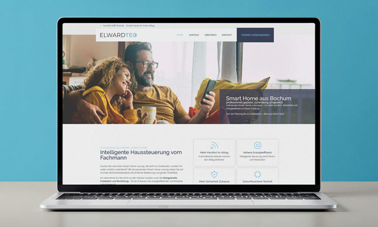 Modernes Onepager Design